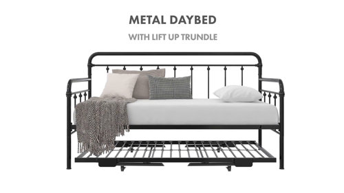 Trundle bed deals that lifts up